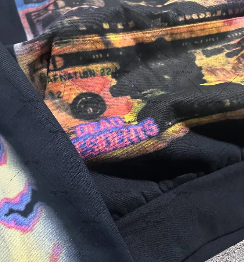 Street Hip-Hop Letter Design Casual Loose Cotton Hoodie Men American Retro Harajuku Fashion Versatile Oversized Sweatshirt Women